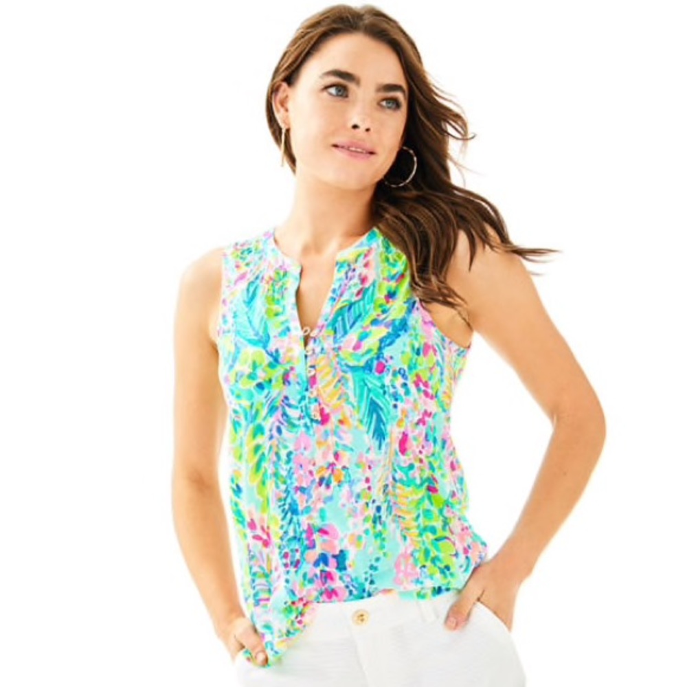 Lilly Pulitzer ESSIE TOP Size small $40 OBO